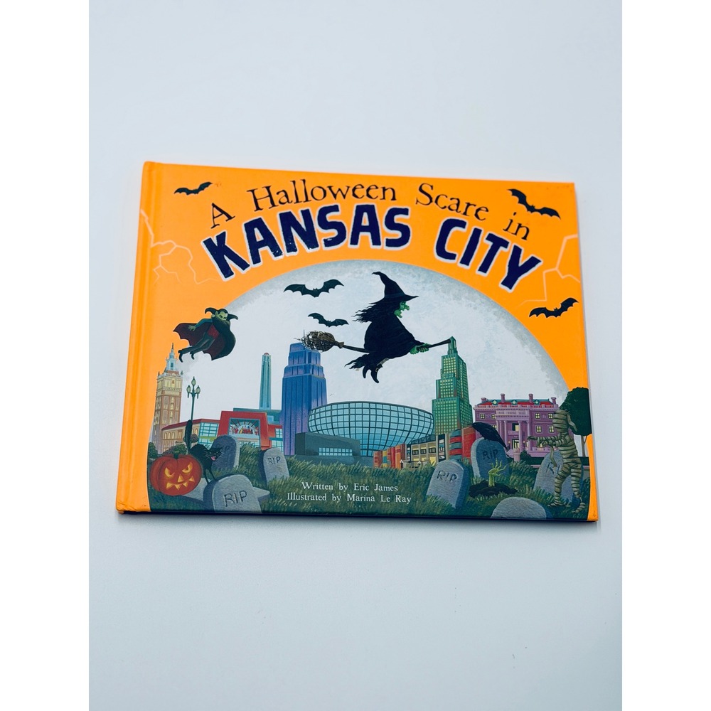 A Halloween Scare in Kansas City Eric James Hardcover Childrens Picture Book